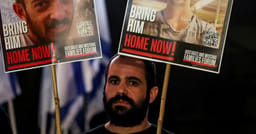 Yarden Bibas at demonstration to bring the hostages home