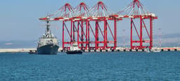 Chinese construction at the Haifa Port!