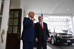 Trump meeting Netanyahu