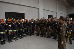 IDF home front rescue unit depart from scene of the earthquake in Thailand