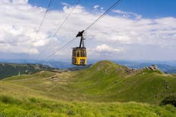 Cable car in Monte Cimone Italy