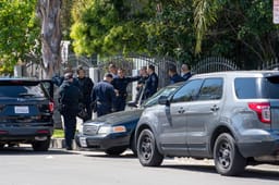 Police at crime scene