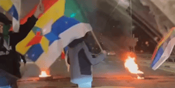 Druze protesting.