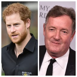 Prince Harry; Piers Moragn