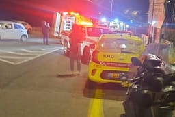 The scene of the shooting terror attack