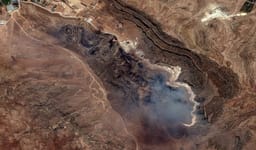 New satellite imagery shows heavy damage at an Iranian missile site in Shiraz, following an Israeli airstrike.
