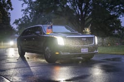Trump coming back from the G7 summit in Canada