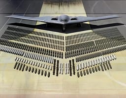 U.S.  B-2 Spirit stealth bombers 