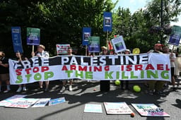 Pro-Palestinian protestors disrupting as usual