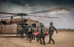 Unit 669 evacuating wounded soldiers from Gaza