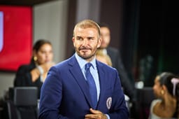 David Beckham before the haircut