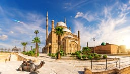 Alabaster Mosque in the Citadel, Cairo, Egypt