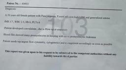 Documents for Marah's transfer