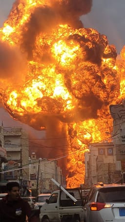 Israel attacks Sanaa, Yemen, 24 August 2025