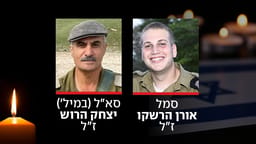 The Two Victims of the attack at Allenby bridge, Oran Hershko and Yitzhak Harosh BDE