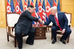 Donald Trump and Kim Jong Un