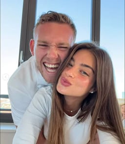 Noa Kirel and Daniel Peretz