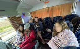 The girls on public transport forced to cover up and sit in the back