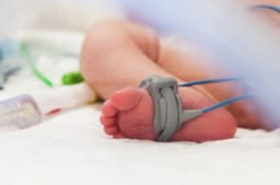 Hospitalised child