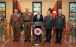 General al-Haddad at meetings in Turkey earlier today