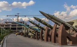 Iranian missiles being prepared.