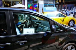 Uber driver (Illustrative only)