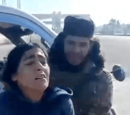 Jualni's thugs catch Kurdish female soldier