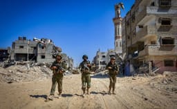 IDF soldiers operating in Gaza