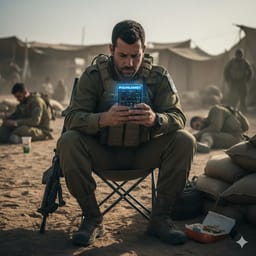 Soldier betting on Polymarket