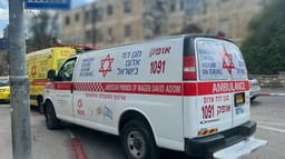 Scene of the tragedy, Jerusalem. Feb 22, 2026
