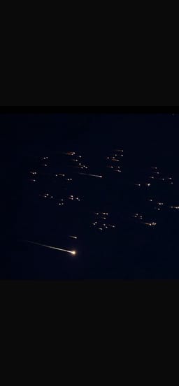 Cluster bombs over Israel