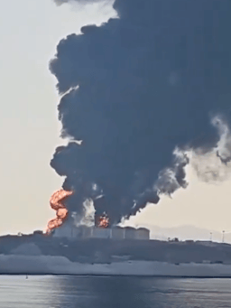 Drone strikes fuel depot in Oman, March 11, 2026