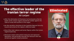Ali Larijani eliminated by the IDF