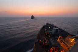 US sailors during Operation Epic Fury