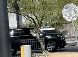 Police outside STRAT