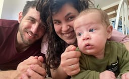 Yael Kopelovitz and her husband, Captain Eitan Kopelovitz who was killed in action in Gaza.