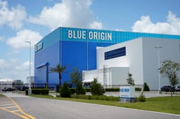 The Blue Origin offices.