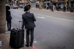 Haredi man in Bnei Brak