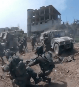 IDF soldiers just after Hezbollah drone kills 1 and wounds 6