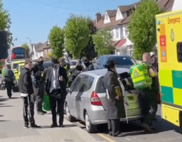 Two Ultra orthodox men were stabbed outside a Golders Green synagogue