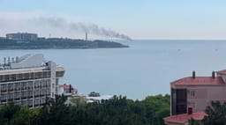 Flames Erupt Near Putin’s "Palace"