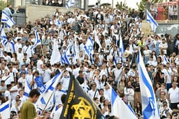Jews during the Jerusalem Day and the Flag March