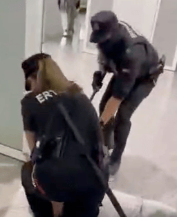 Spanish police beat Gaza flotilla 'activists'