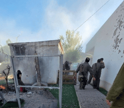 Explosive drone launched from Lebanon scored a direct hit on a structure in Beit Hillel,
