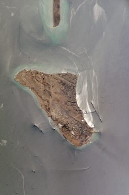 Satellite image of Kharg Island