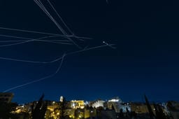 Iranian missiles over Israel