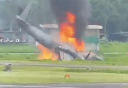 AN-32 Plane Crashes at Jorhat Airbase