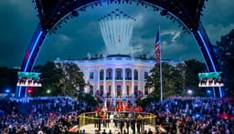 Trump's birthday part at the White House
