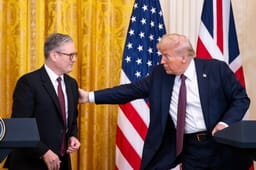President Donald Trump and British Prime Minister Keir Starmer
