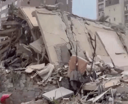 Damage caused by earthquake in Venezuela